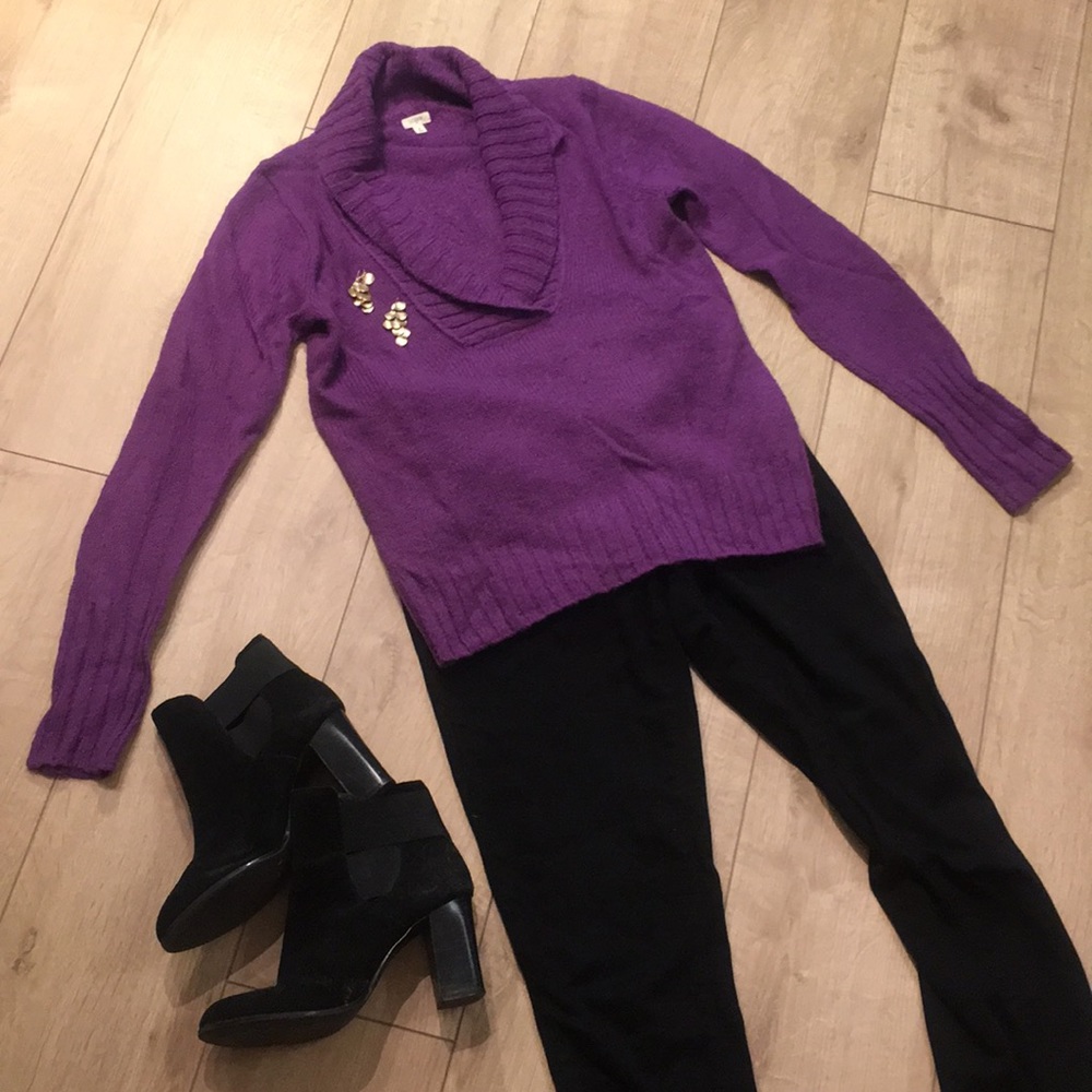 J. Crew Purple Sweater